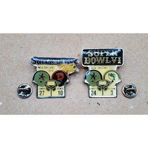 Starline SB 6 Cowboys v Dolphins / SB 12 Cowboys v Denver Vintage Bundle